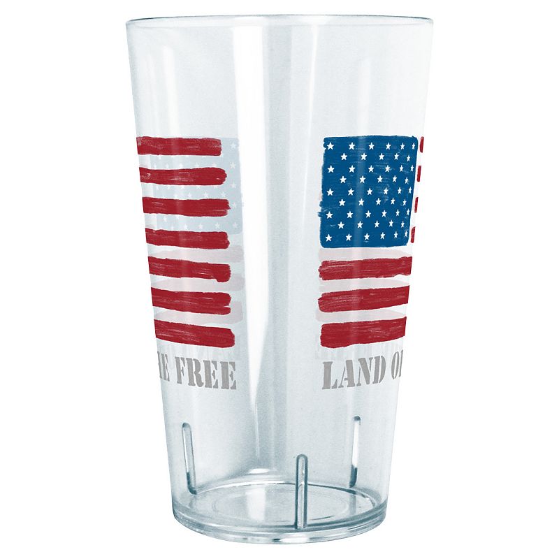 Land Of The Free USA Flag 24 oz. Tritan Tumbler