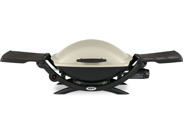 Weber Q 2000 Titanium Portable Liquid Propane Gas Grill