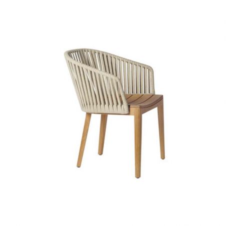 Fauteuil de jardin design TRIBU Mood - Fauteuil repas extérieur tressé