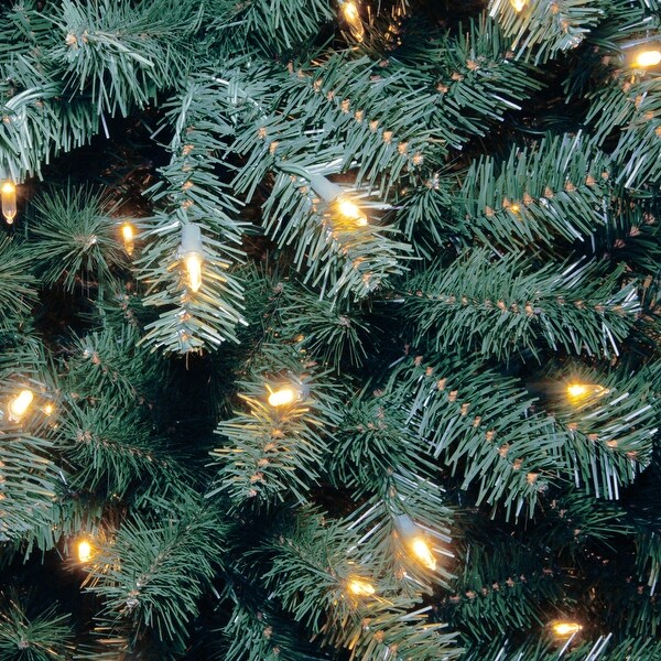 National Tree Company 6.5 ft. North Valley Blue Spruce Holiday Tree with Clear Lights