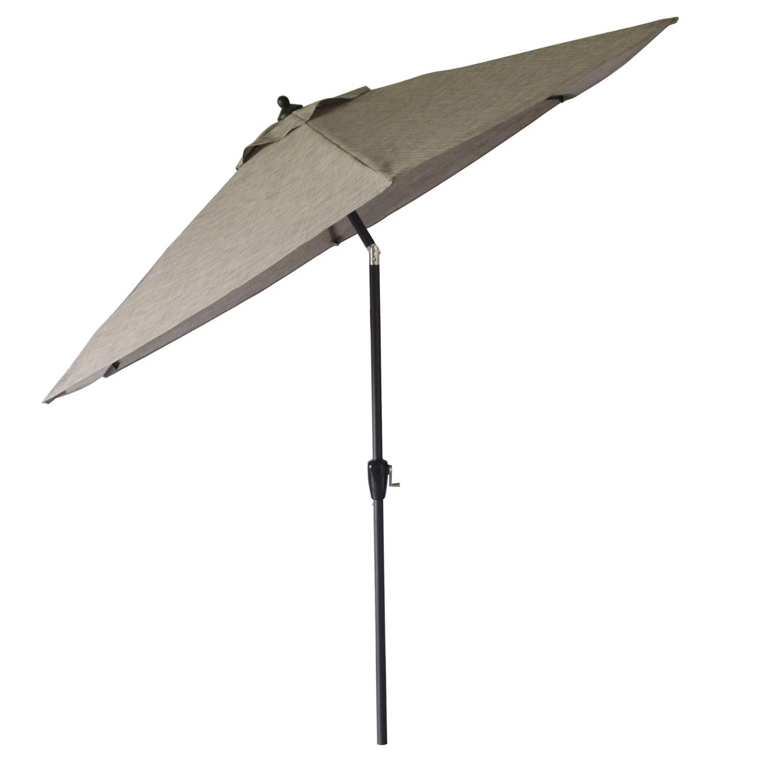 Living Accents Clark 9 ft. Tiltable Beige Patio Umbrella