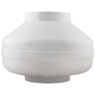 RadonAway RP265C 6 in. Inlet and Outlet Inline Radon Fan in White with 2.3 in. Maximum Operating Pressure 23033-1