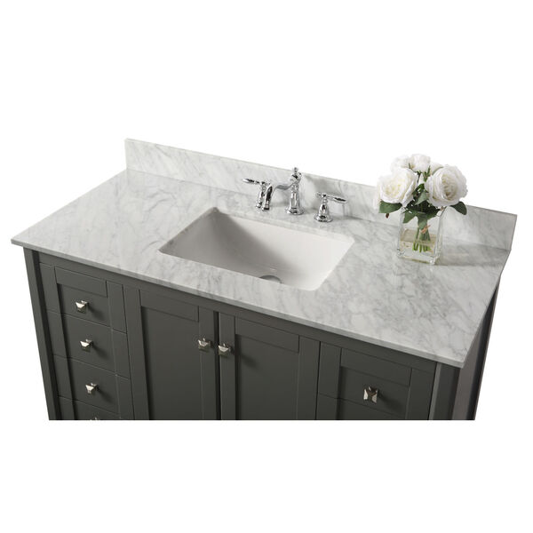 Shelton Sapphire Gray 48-Inch Vanity Console