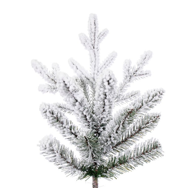 Vickerman Artificial Flocked Hudson Frasier Fir Christmas Tree