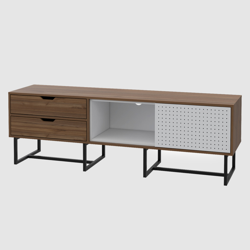 Vernal Media Stand   Transitional   Entertainment Centers And Tv Stands   by RST Outdoor  Houzz