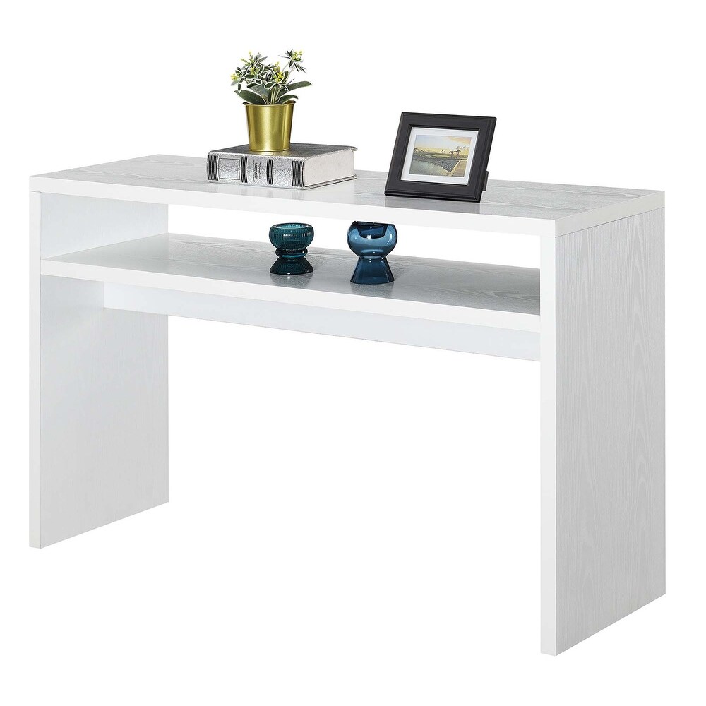 Convenience Concepts Northfield Deluxe Console Table with Shelf