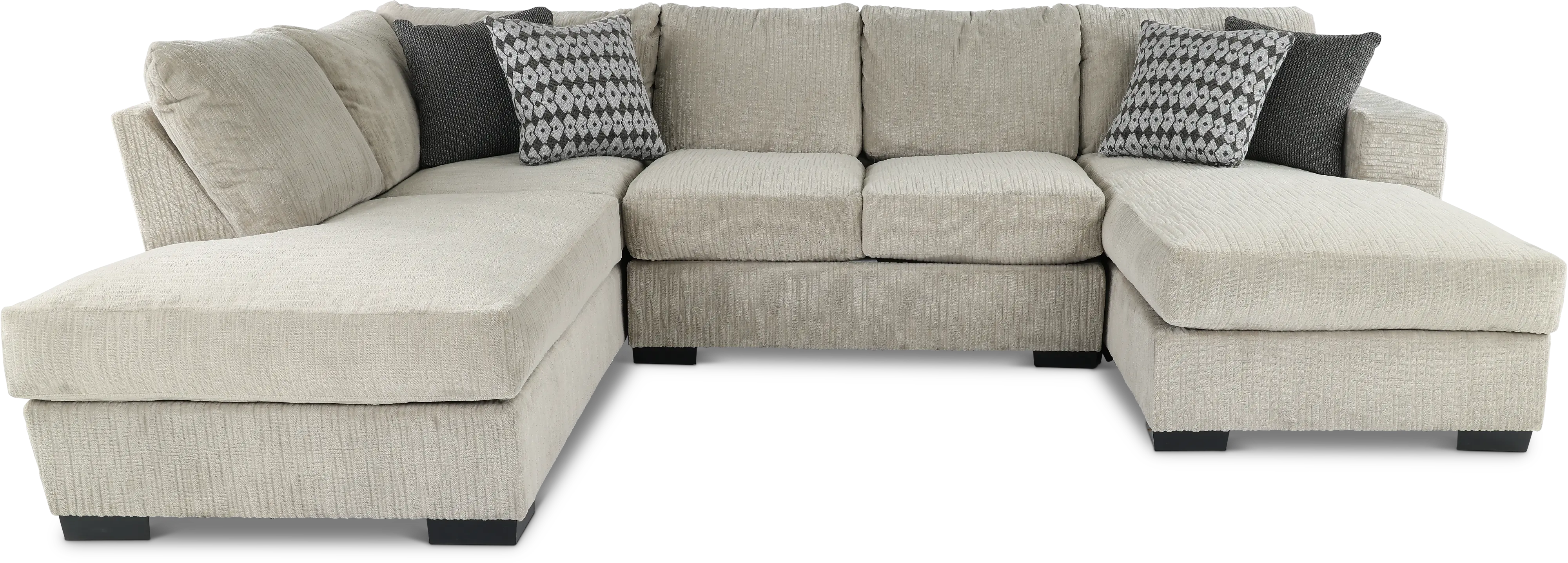 Trevi Gray 3 Piece Sectional