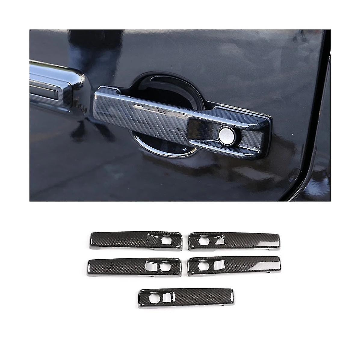 For G Class W463 G65 G63 G500 G550 2019-2022 Dry Carbon Fiber Exterior Door Handle Cover Trim Accessories