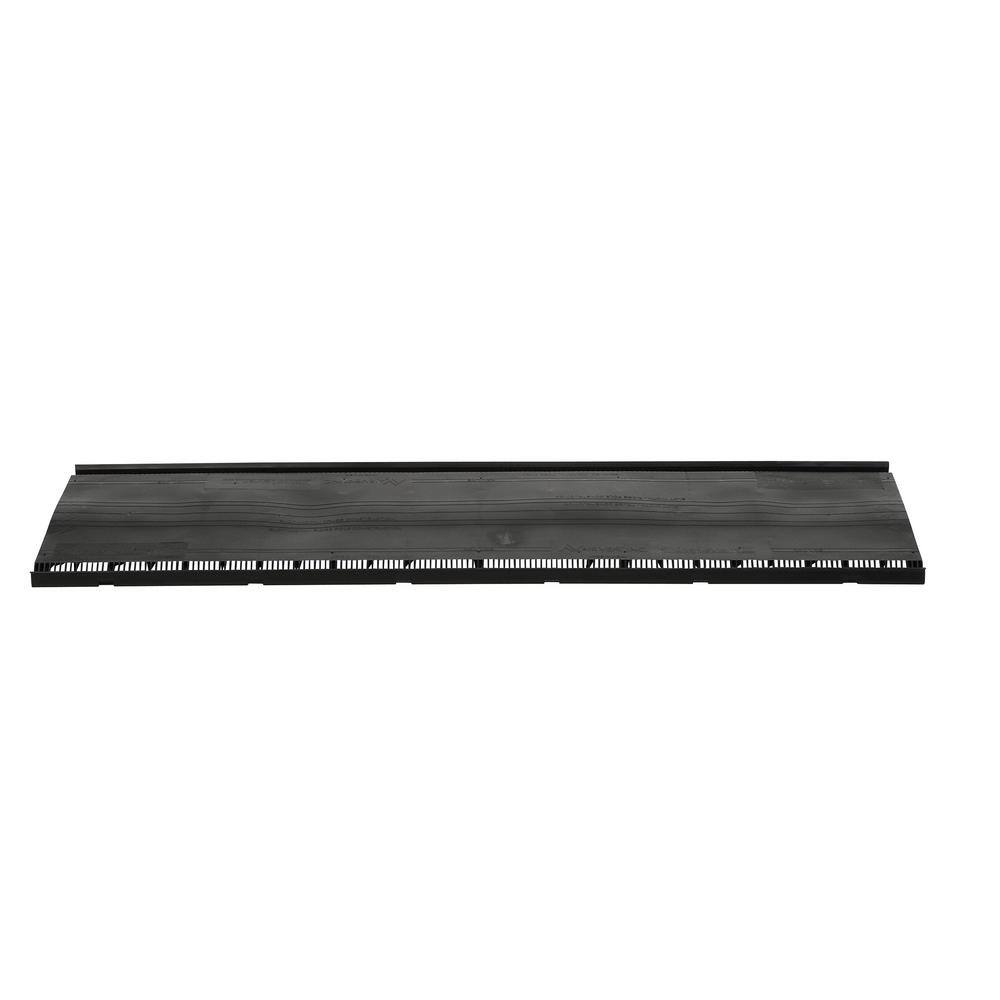 Air Vent Shinglevent II 1.4 in. x 14 in. x 48 in. Ridge Vent in Black with Nails (Sold in Carton of 104 ft. Pieces Only) SHFVBLN