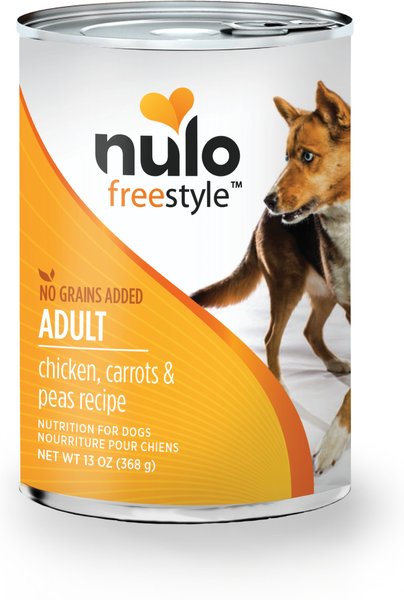 Nulo Freestyle Chicken， Carrots and Peas Recipe Grain-Free Canned Dog Food