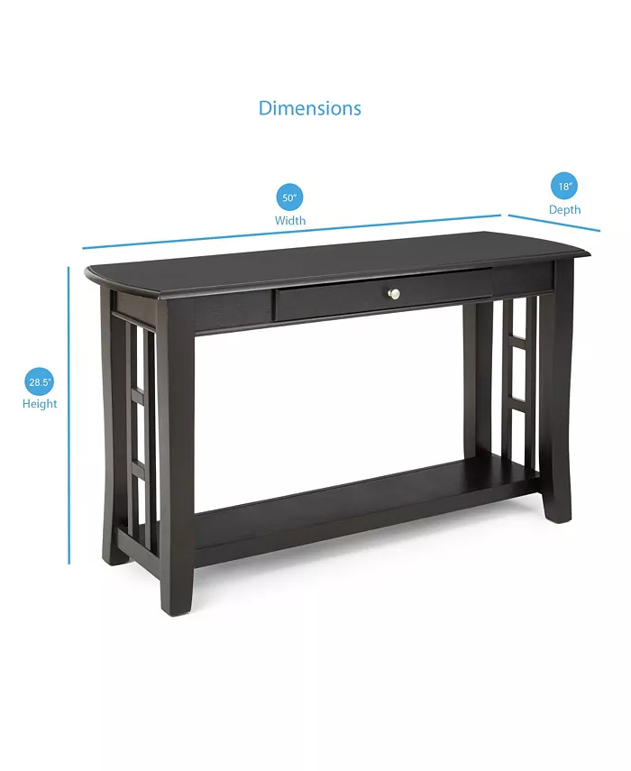 Steve Silver Cassidy 50 Wood Sofa Table