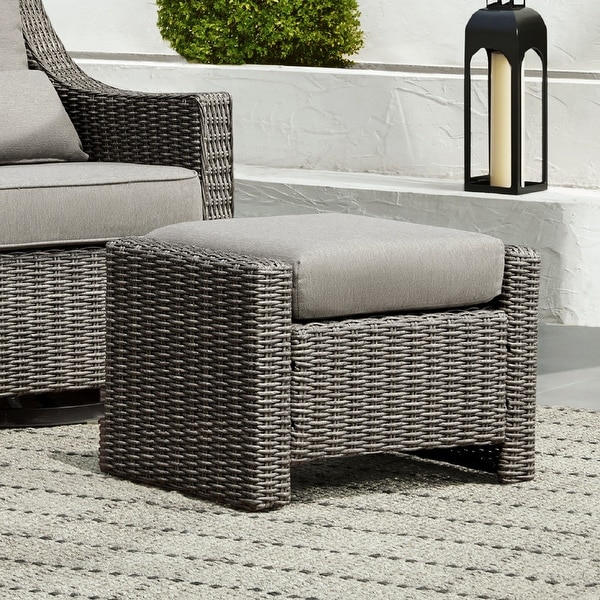 Murphy Outdoor Wicker Patio Furniture Swivel Glider Chair