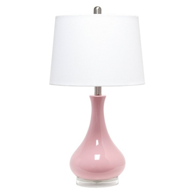 Droplet Table Lamp With Fabric Shade Lalia Home