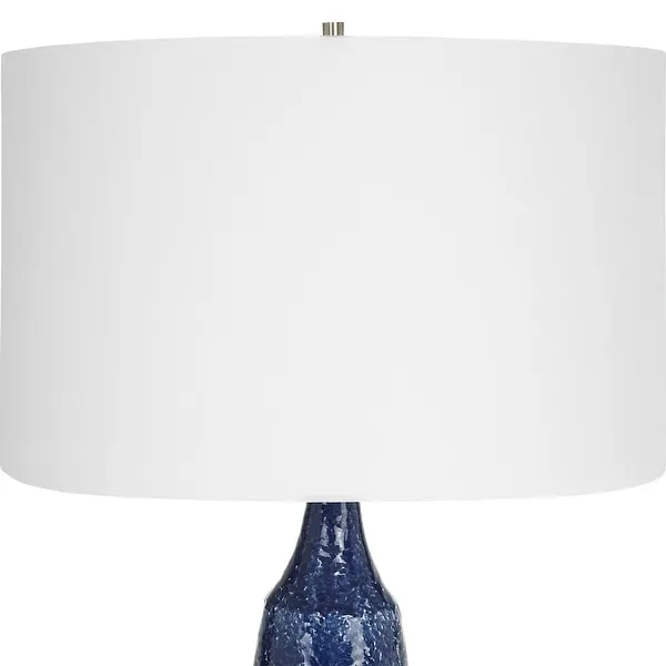 Uttermost Newport Cobalt Blue Table Lamp - 36.25 x 18 x 18