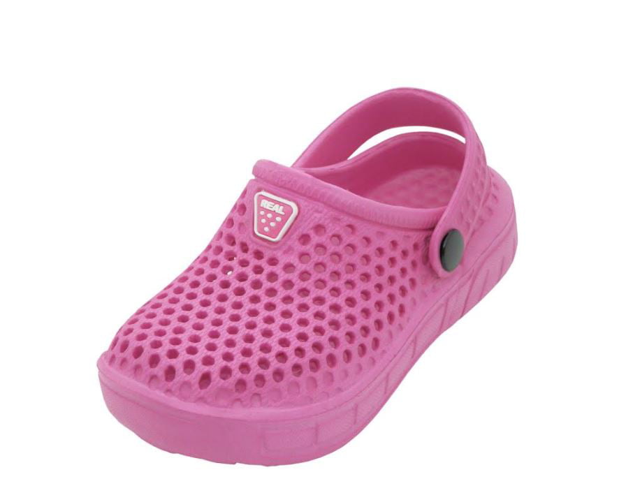 Boys and Girls Garden Clogs Classic Slingback Shoes Sizes Infant, Toddler, Little Kid 6-4.