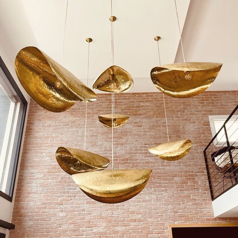 Hammered Pendant Light