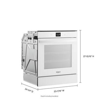 Whirlpool 24 in. Single Electric Wall Oven in White WOS52ES4MW