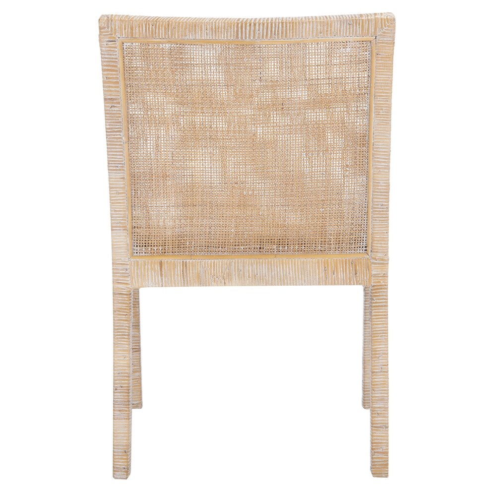 SAFAVIEH Sarai Coastal Accent Chair with Cushion   22.8\