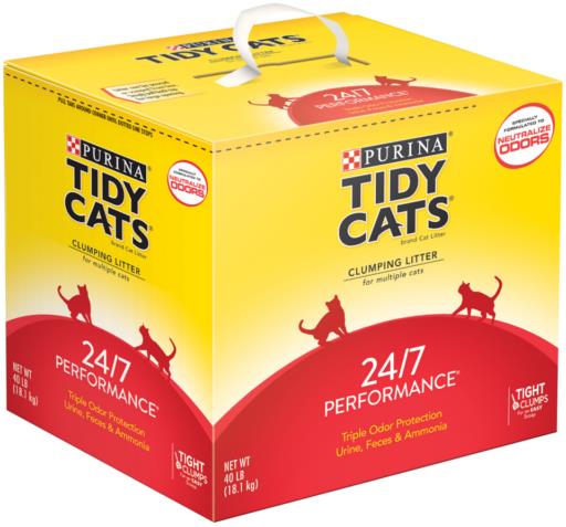 Tidy Cats Scoop 24/7 Performance Continuous Odor Control for Multiple