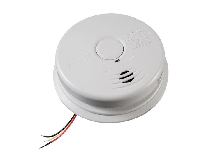 Kidde i12010S Worry-Free AC/DC Interconnect Smoke Alarm With 10 yr Sealed Battery - 21010407-A