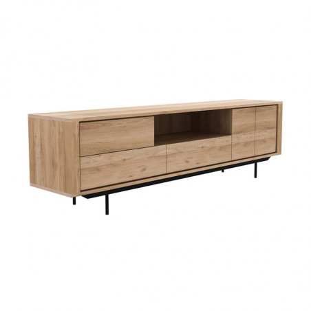 Meuble TV Shadow 224X45X63 Chêne Ethnicraft - Mobilier Intérieur - GRIIN