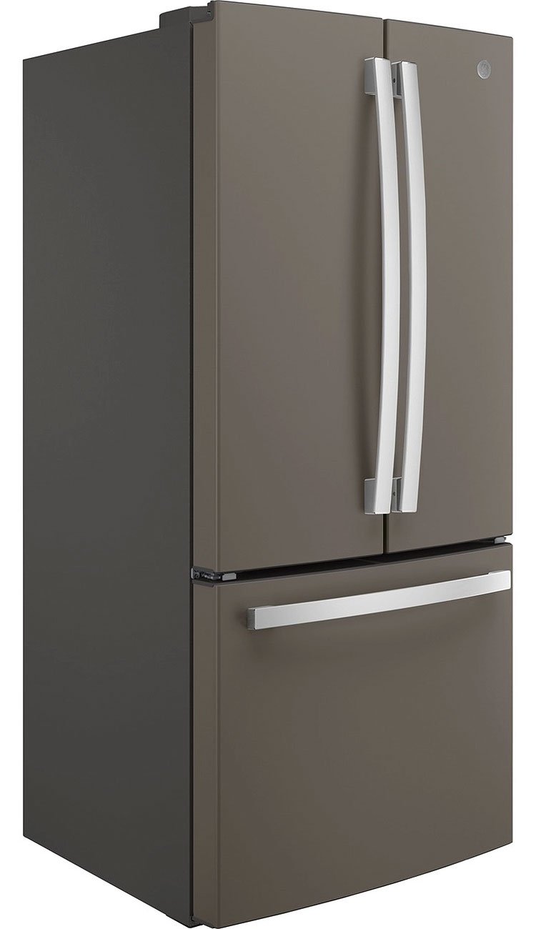 GE ENERGY STAR 18.6 Cu. Ft. Slate Counter-Depth French-Door Refrigerator