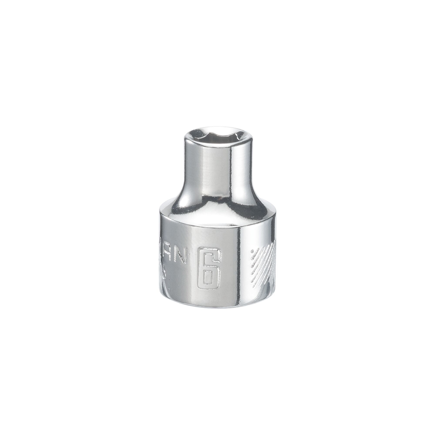 Craftsman 6 mm X 3/8 in. drive 6 Point Shallow Socket 1 pc