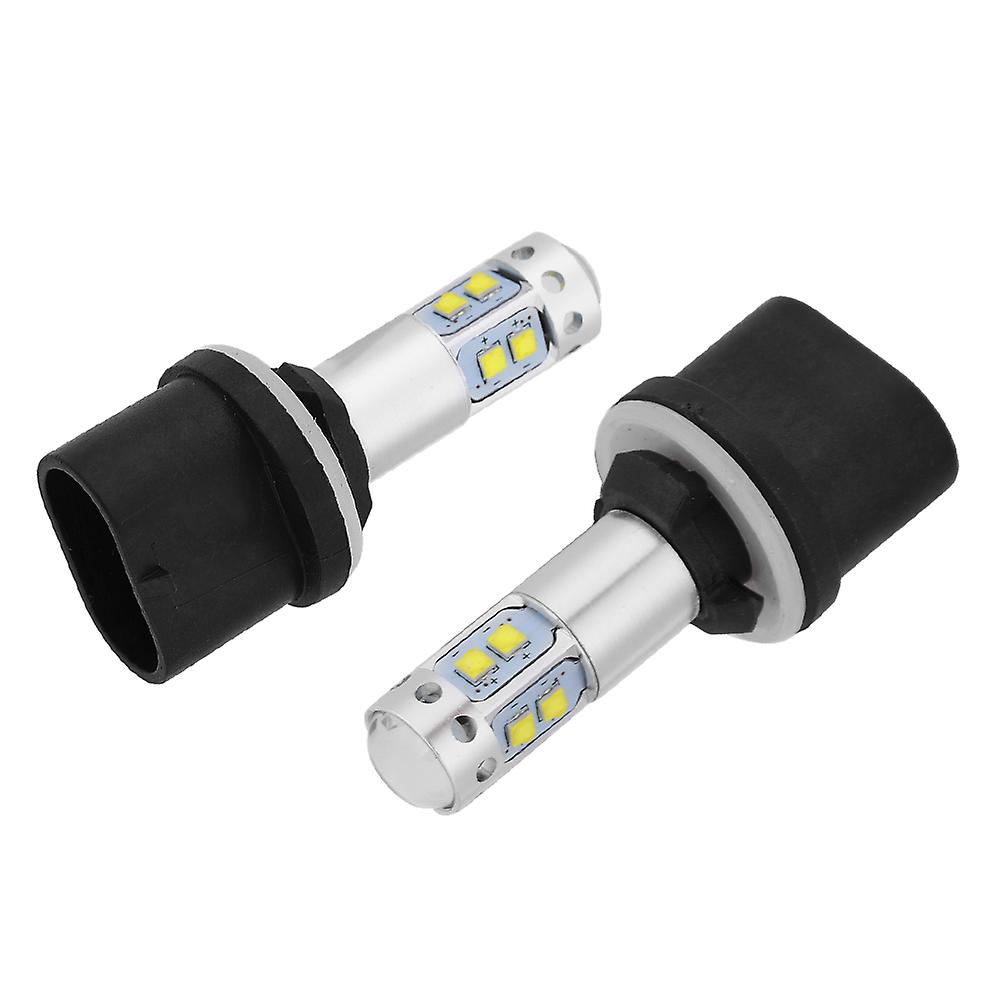 2pcs 880 899 6000k White 50w Led Headlight Bulbs Fog Light Daytime Running Light