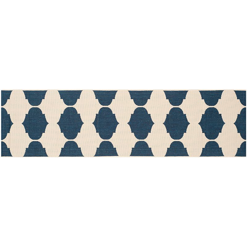 Safavieh Courtyard Jasmine Quatrefoil Indoor Outdoor Rug