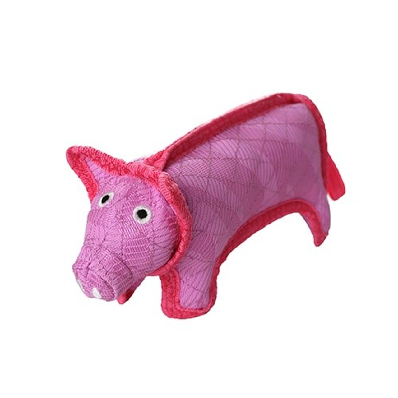 DuraForce Pig Dog Toy， pink