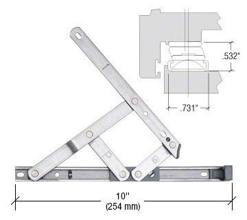 CRL DSH10 10  0344 Bar Secure Style Casement Hin...