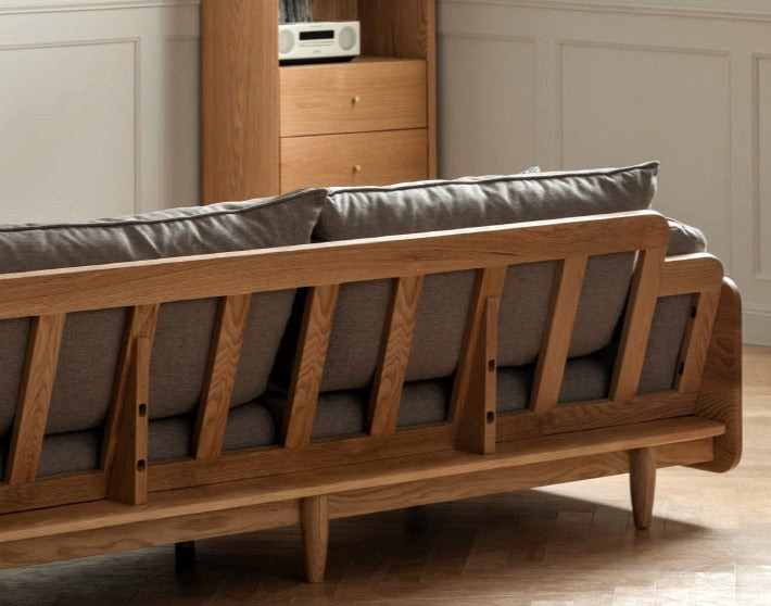 Oak Nordic Solid Wood Sofa   Midcentury   Sofas   by GVAwood  Houzz