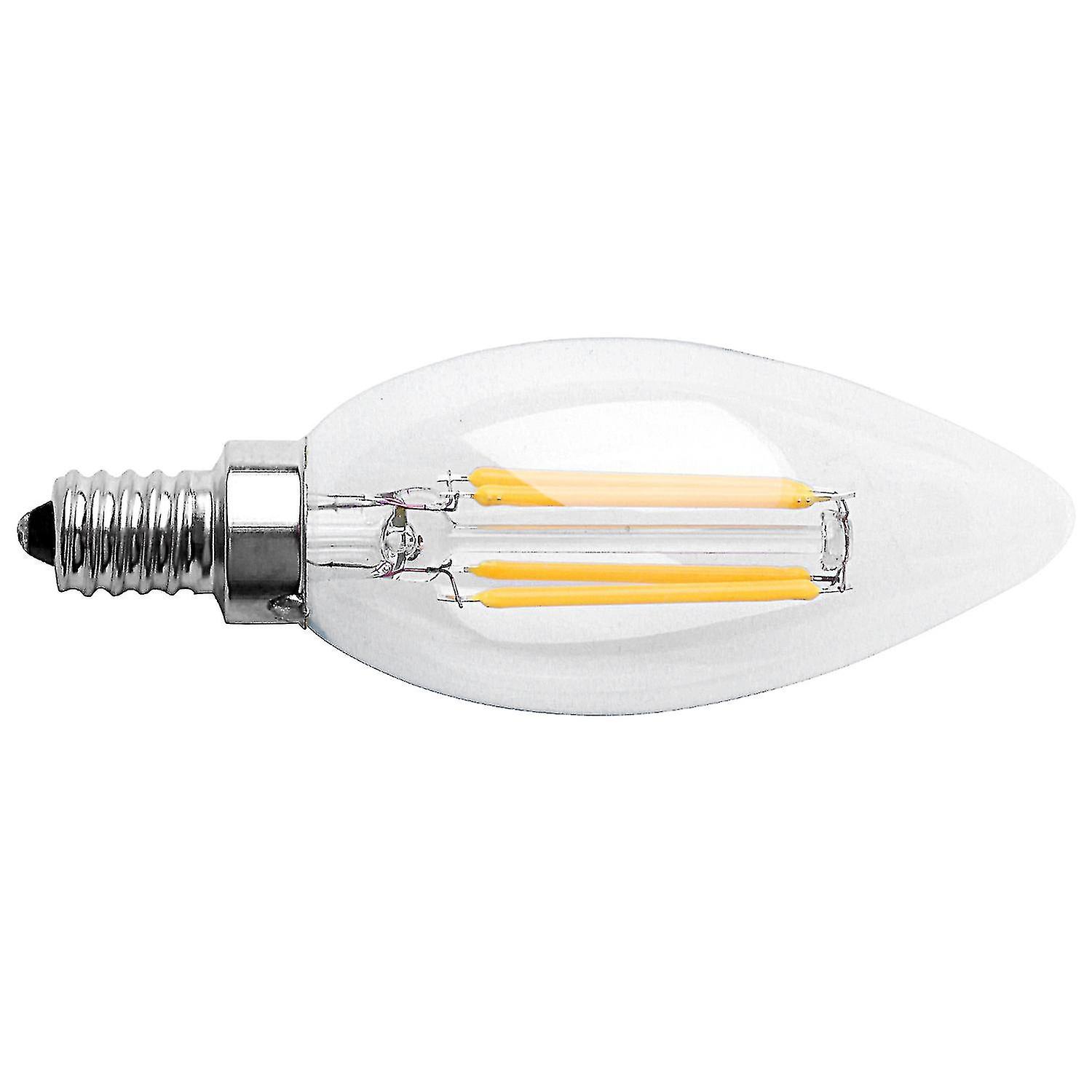 E12 4w Edison Candle Flame ment Led Light Bulb Lamp 10*3.5cm