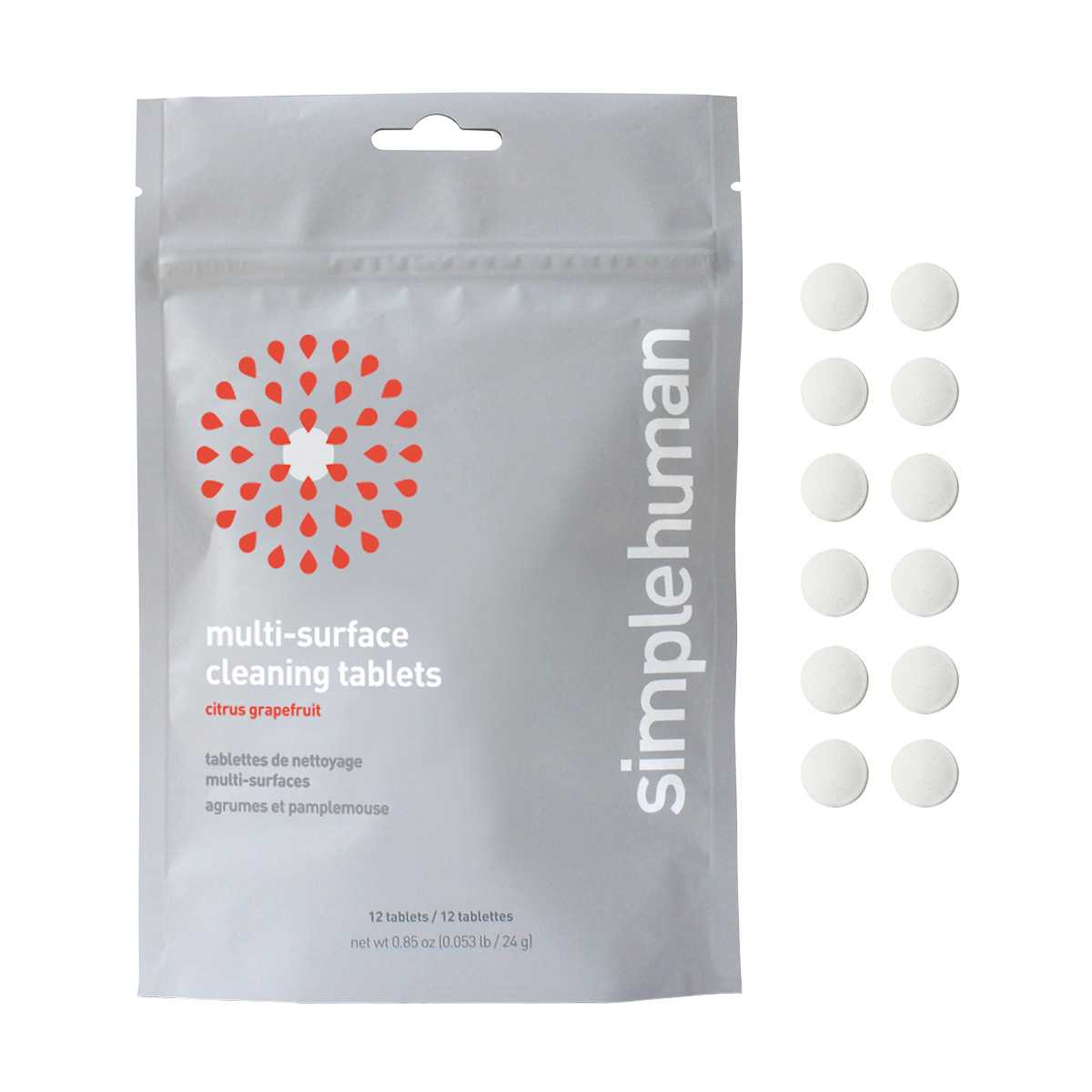 simplehuman MultiSurface Cleaning Tablets