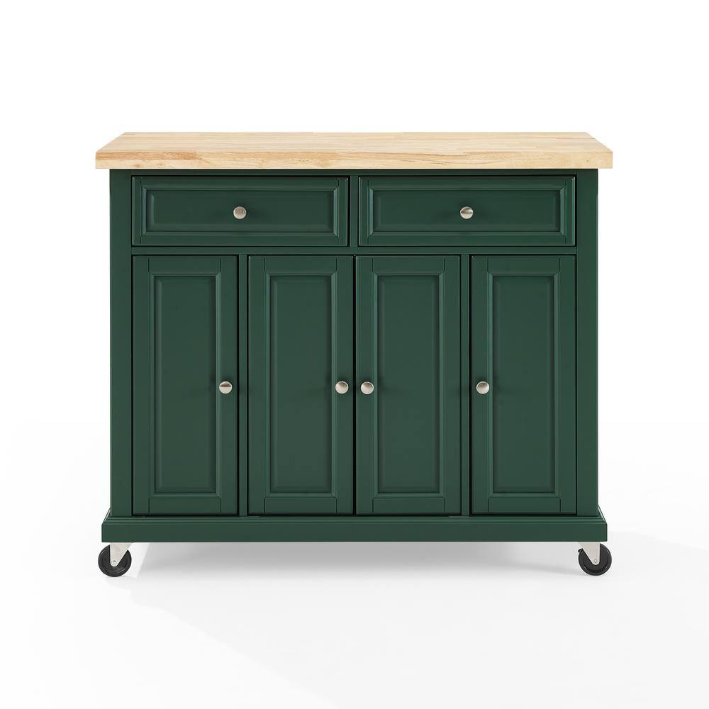 CROSLEY FURNITURE Madison Emerald Green Kitchen Island CF3021-EM