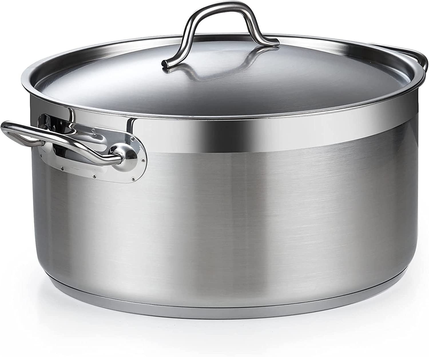 Cooks Standard Professional Stainless Steel Dutch Oven Stockpot with Lid， 9Qt