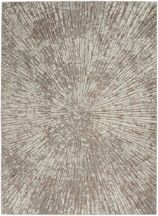 Metallic Grey/Mocha Rug