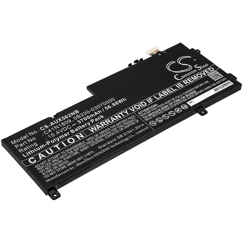 Asus Q536FD Q536FDBI7T15 UX562 UX562FD UX562FD2G Replacement Battery BatteryClerkcom Laptop and Notebook