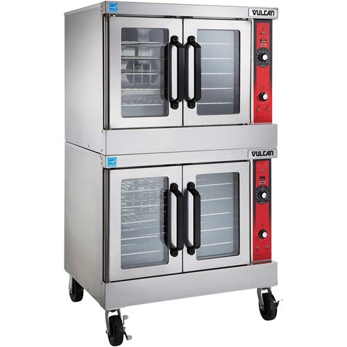 Electric Convection Oven， Double Stack - Deep Depth