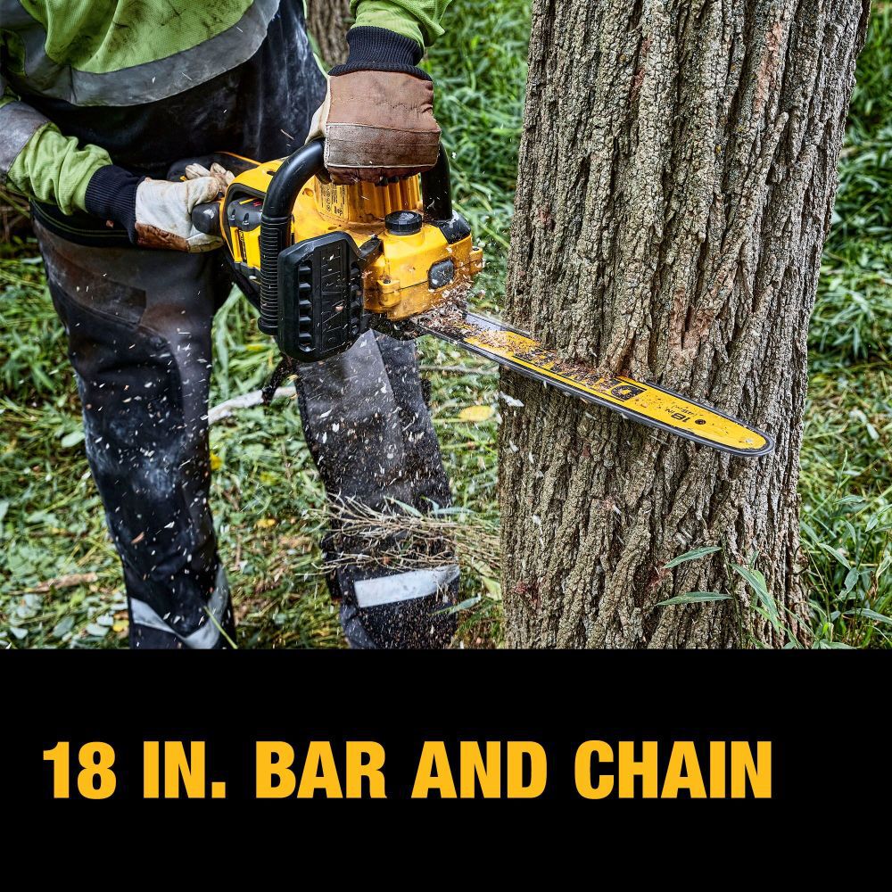 DEWALT 60V MAX Chainsaw 18" Brushless Cordless Kit DCCS672X1 from DEWALT