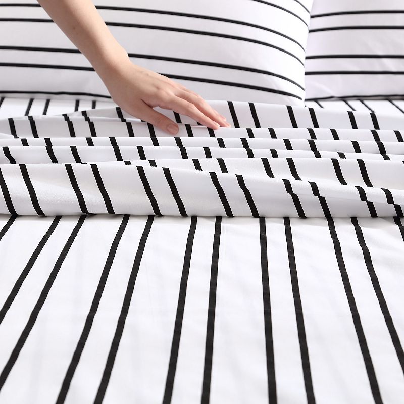 City Scene Pinstripe Sheet Set