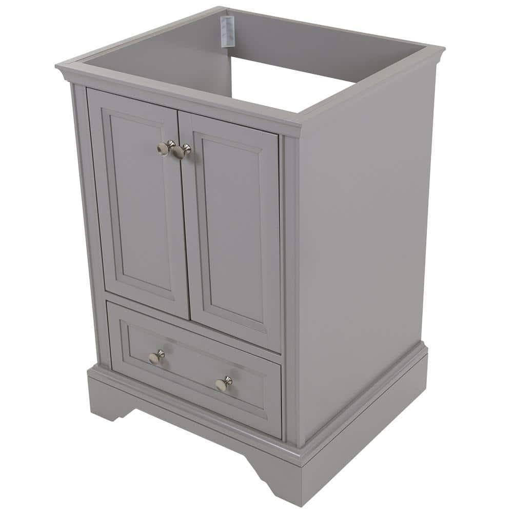 Home Decorators Collection Stratfield 2417 in W x 2157 in D x 3425 in H Bath Vanity Cabinet Only in Sterling Gray