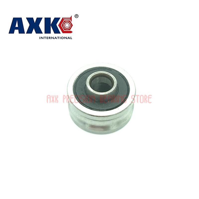 Real High Quality Abec-5 1 Piece Lv20/6 2rs V Groove Guide Roller Bearing Rv20 / 6-10 With A Threaded Hole M4 * 20 9 11mm