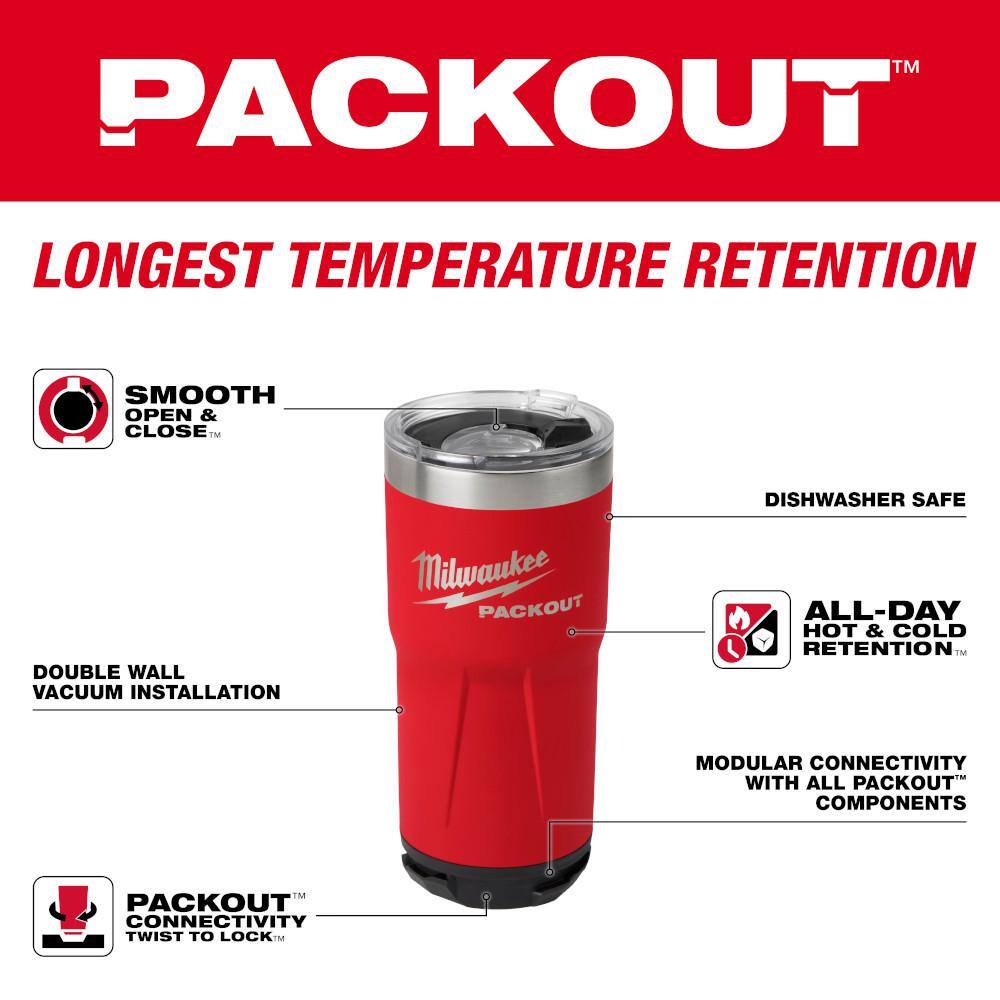 MW PACKOUT Red 20 oz. Tumbler 48-22-8392R