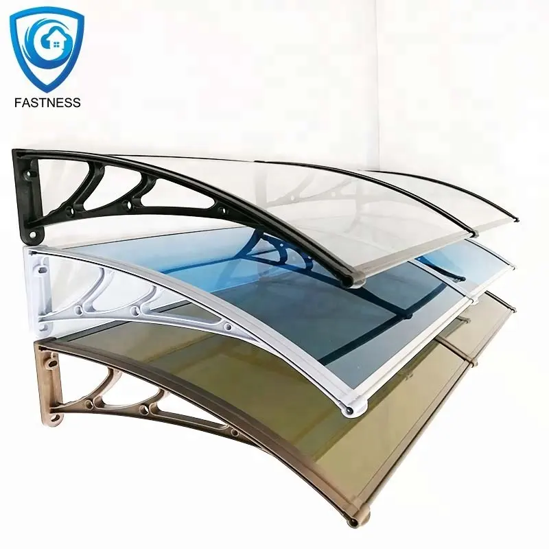 Garden Supplies Sustainable Latest Design polycarbonate Hollow Awnings Outdoor Canopy Door