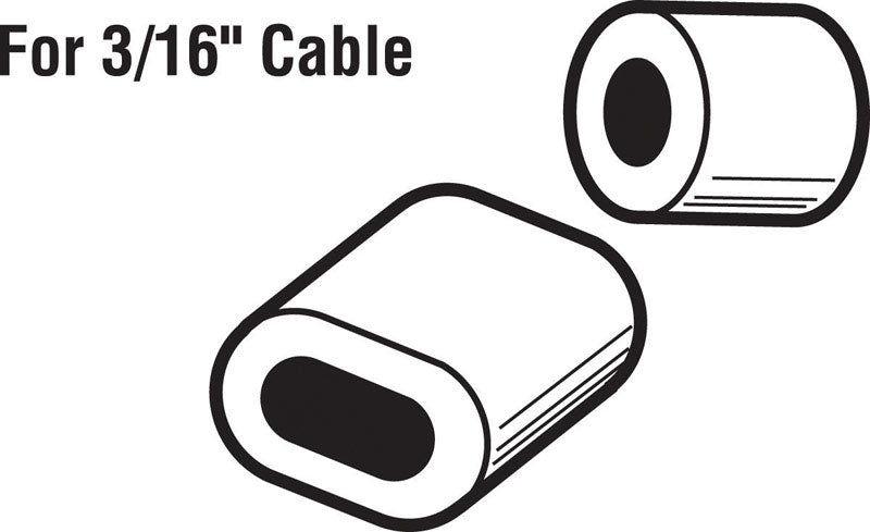 FERRULE/STOPS 3/16