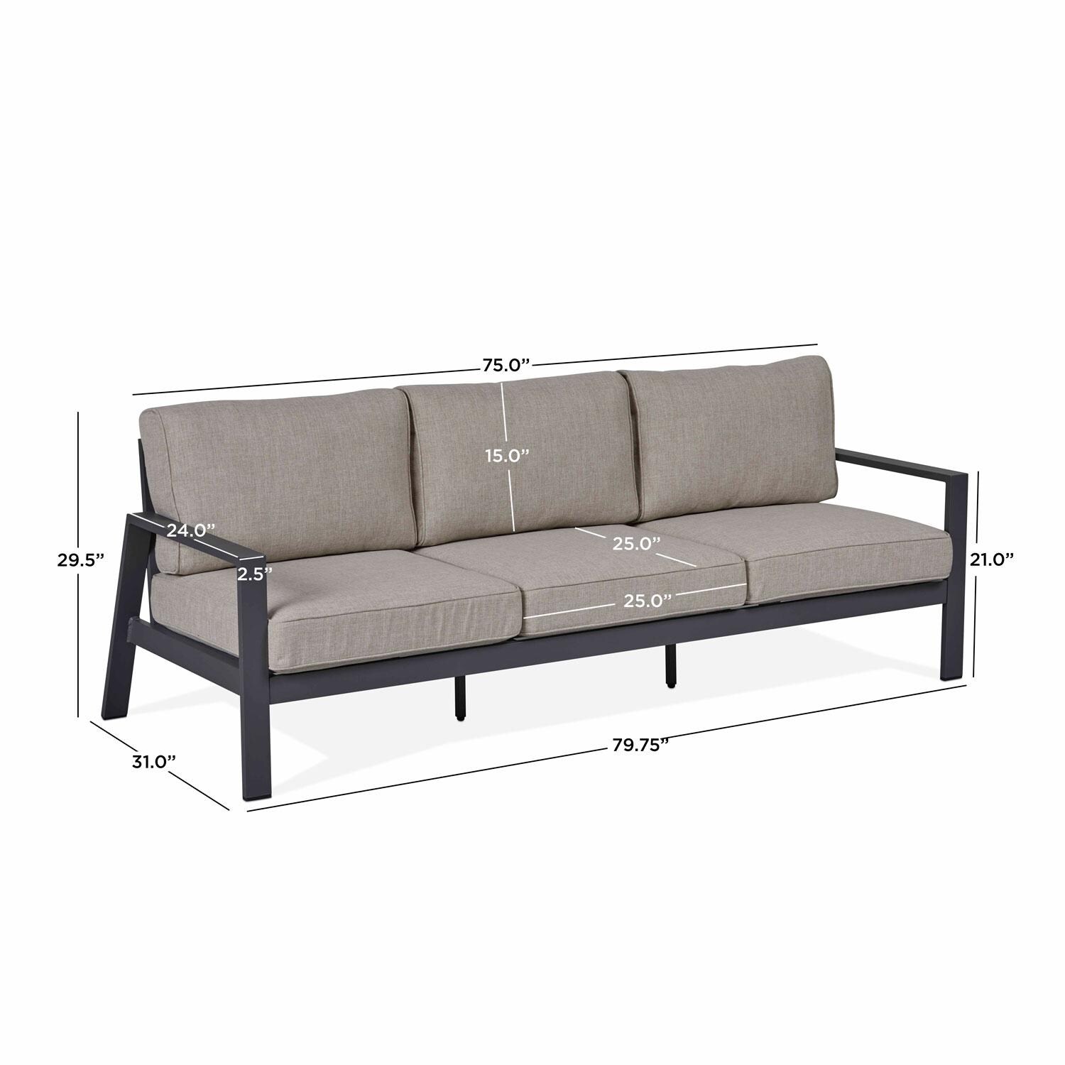 Lakeview Elysian Aluminum Sofa