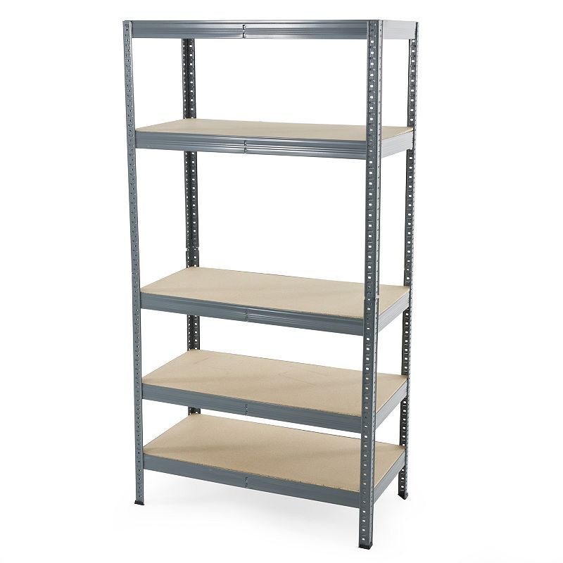 Trestles 36 x 72 5 Adjustable Metal Shelve Garage Storage Unit， 800 lb Capacity