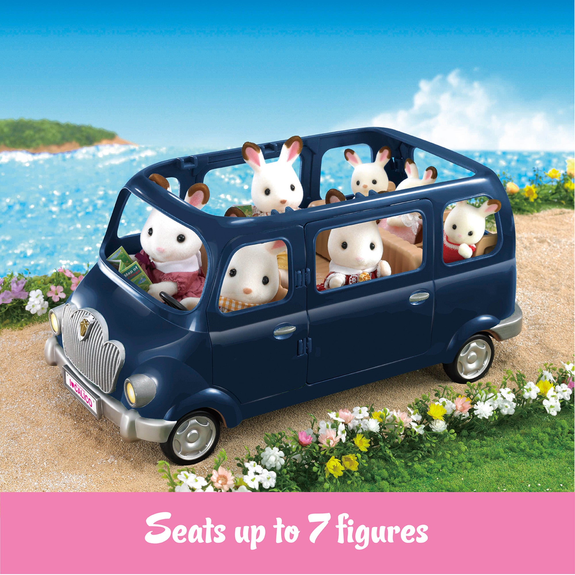 Calico Critters Family Seven Seater Toy Vehicle for Dolls