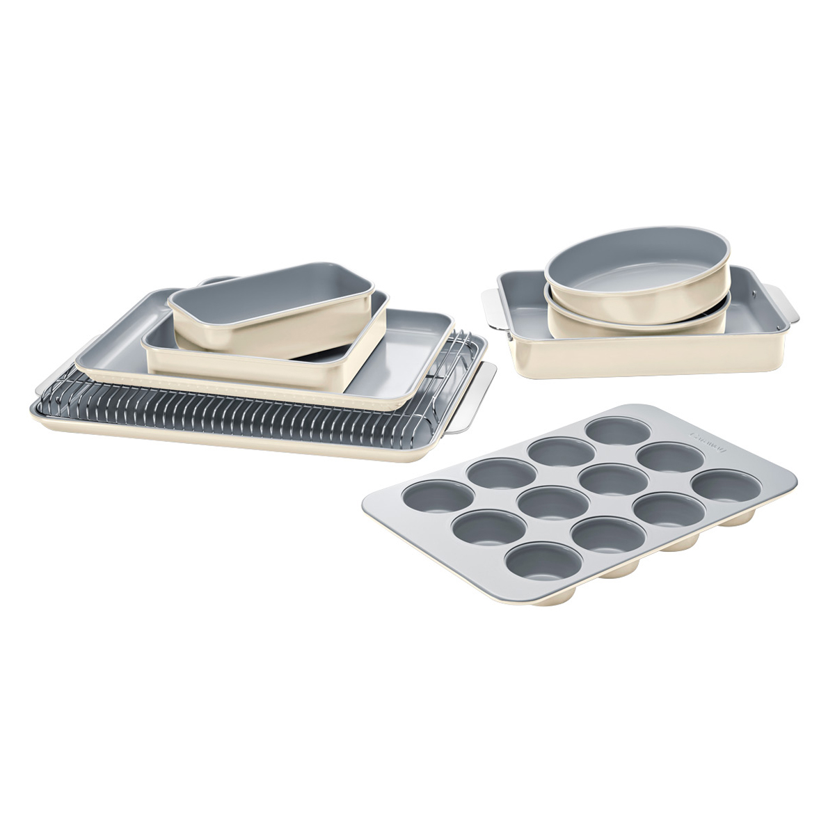 Caraway Home NonToxic NonStick 11Piece Bakeware Set